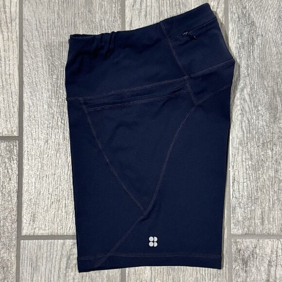 Sweaty Betty 6 Inch Power Bike Shorts Size XS Navy Blue - Picture 8 of 12